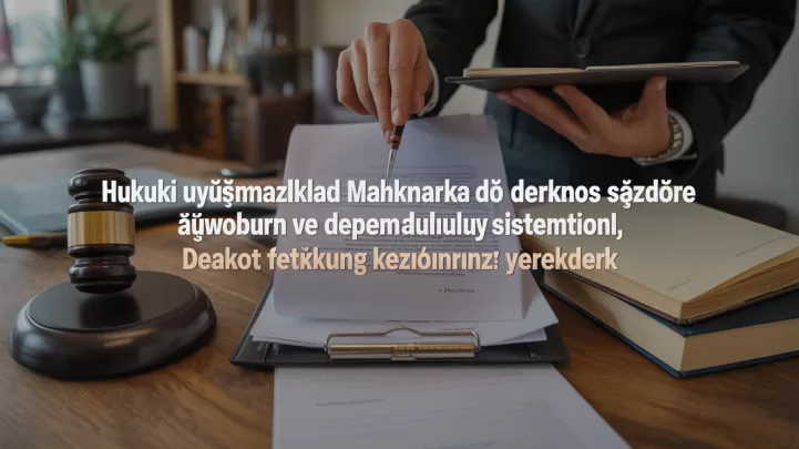 Arabuluculuk görüşmesi yapılan modern bir ofis ortamı